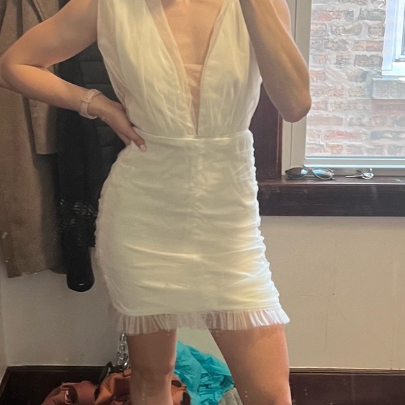 Tulle Ruched Mini Dress - Picture 3 of 3